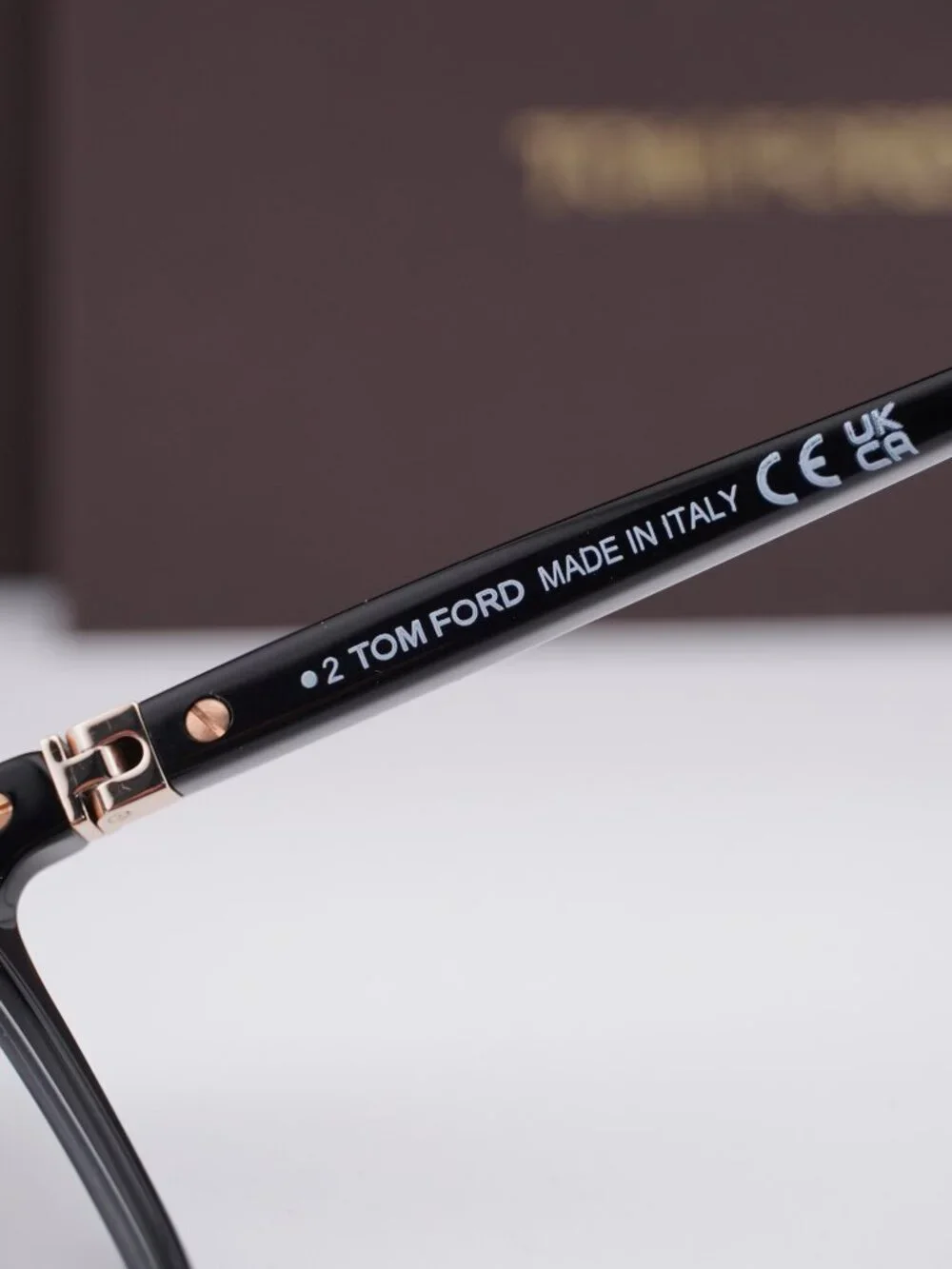Tom Ford FT5990-B 001 Cat Eye Eyeglasses - Shiny Black 55mm
